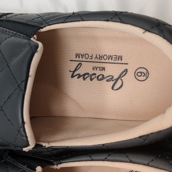 Jeossy Women's Slip On Sneakers Vegan Casual Shoes Light Weight Fashion Sneakers - Picture 8 of 8